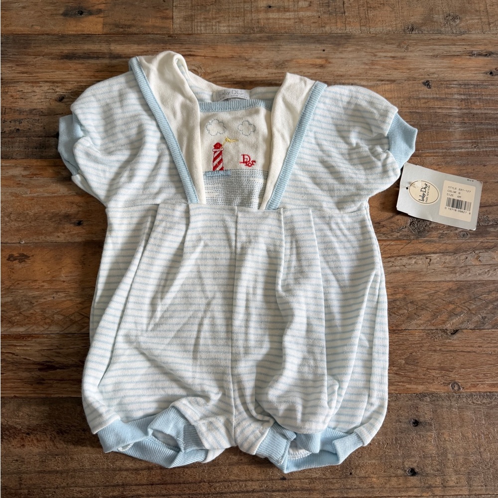 Baby Dior Vintage Lighthouse Outfit NWT